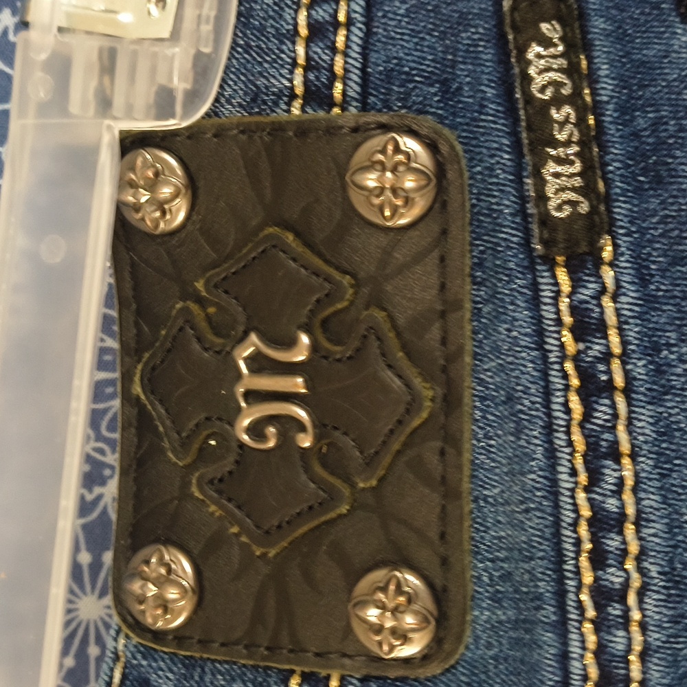 Miss Me Dark Blue Bootcut Jeans - Picture 3 of 4